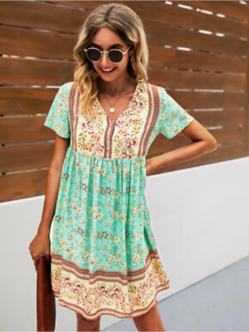 Umgee  Babydoll Tunic Dress
